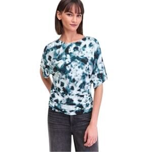 INC Women's Dolman Sleeve Knit Top Medium Abstract Print NWT